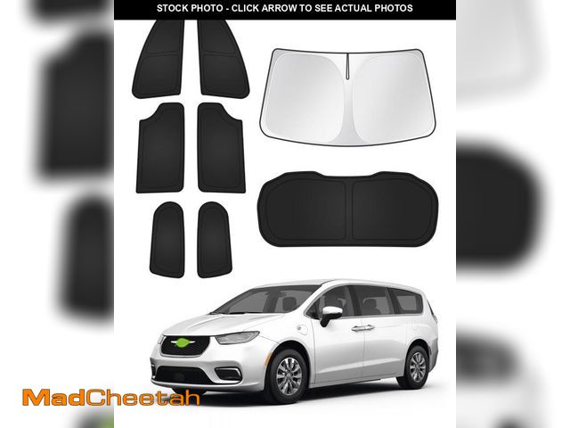 Lot 74-12112596 - Canvcle Sunshades for Chrysler Pacifica 2017-2025 2026 Accessories Windshield Sun Shade Side Rear Wi...