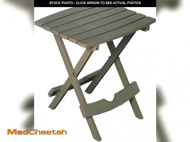 Lot 74-12398768 - Adams Quik-Fold Side Table - Gray - UNUSED