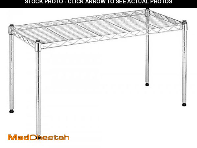 Lot 74-12400277 - Whitmor Wire Shelving Unit, Metal Storage Shelves, Durable Heavy Duty Shelf, Easy Assembly for Pantr...