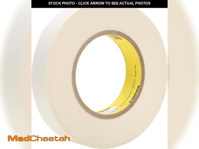 Lot 74-12029205 - 3M 03019-case Tape 3/4" x 60 yd. 8.3 mil, 48 Per Case, 365, GLASS Cloth, White (Pack of 48) - UNUSED