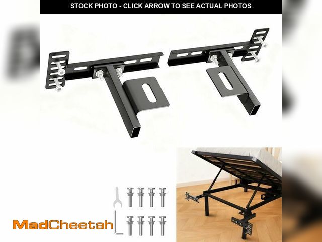 Lot 74-14264169 - Adjustable Headboard Brackets for Metal Bed Frame Universal Brackets for Headboard with Footboard Ex...