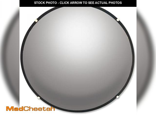 Lot 74-12030549 - (MISSING HARDWARE ) SeeAll N18 160 Degree Convex Security Mirror 18-Inch Dia. - UNUSED