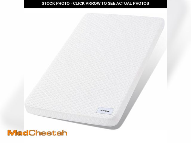 Lot 74-13584153 - Pro Goleem Baby Bassinet Mattress Pad 35"x20" Rectangle, Waterproof Soft Cover Gel Memory Foam, Dual...