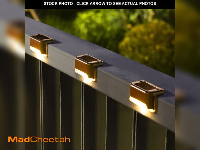 Lot 74-12705908 - SOLPEX Solar Deck Lights Outdoor 16 Pack, Solar Step Lights Waterproof Led Solar lights for Outdoor ...