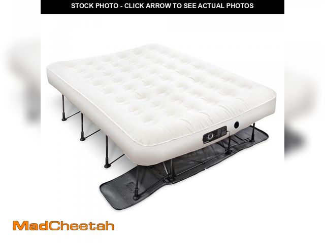 Lot 74-12286597 - Ivation EZ-Bed (Queen) Air Mattress with Deflate DefenderÃ¢âÂ¢ Technology Dual Auto Comfort Pump a...