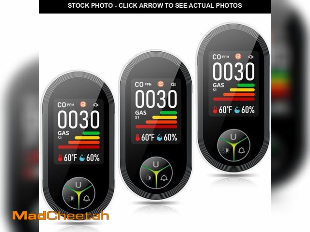 Lot 74-13711496 - 4-in-1 Carbon Monoxide Detectors &amp; Natural Gas Leak Detector Plug in, Combination CO Detector &a...