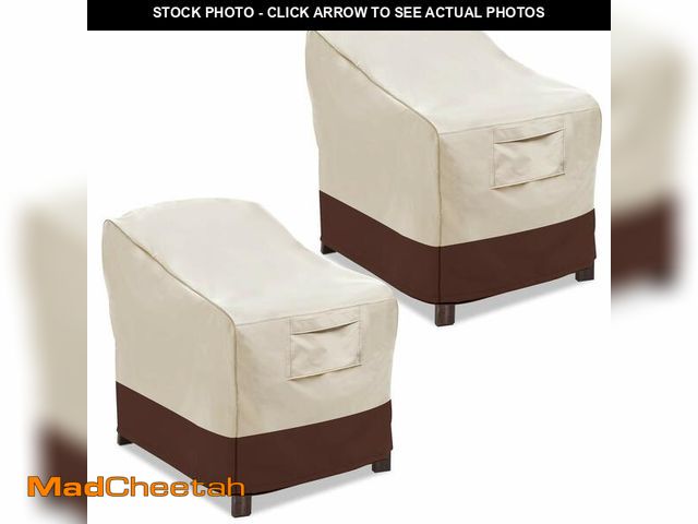 Lot 74-14273714 - Vailge Patio Chair Covers, Lounge Deep Seat Cover, Heavy Duty and Waterproof Outdoor Lawn Patio Furn...