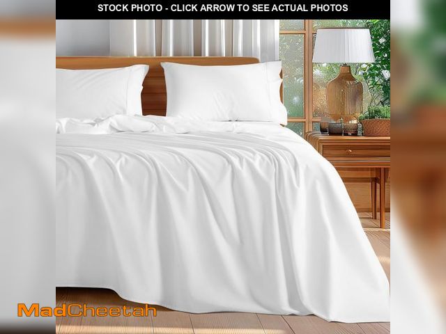Lot 74-12442189 - Shilucheng 100% Cotton Queen Size Sheets Set - 600 Thread CountÃ¯Â¼ÅLuxury Egyptian Cotton Bed Shee...