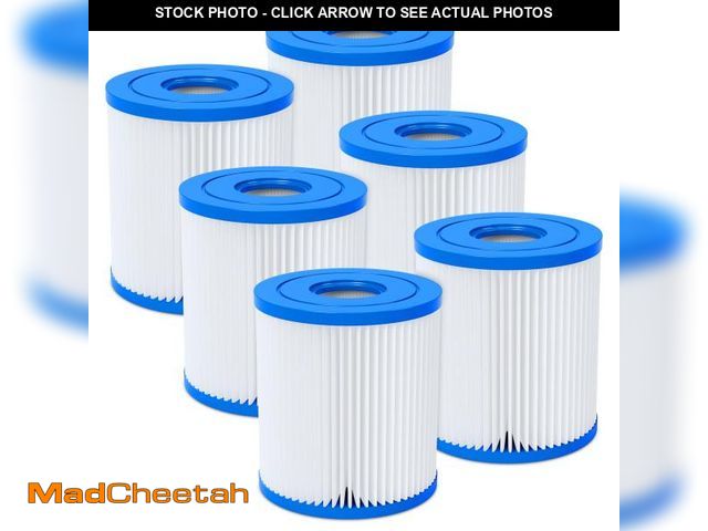 Lot 74-12114517 - Fil-fresh Type H Pool Filters Cartridge Compatible with Intex 330 GPH Above-Ground Filter Pump, Repl...