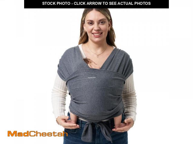 Lot 74-12118313 - Momcozy Baby Wrap Carrier, Easy to Wear Infant Carrier Slings, Lightweight Hands Free Baby Sling, Ad...