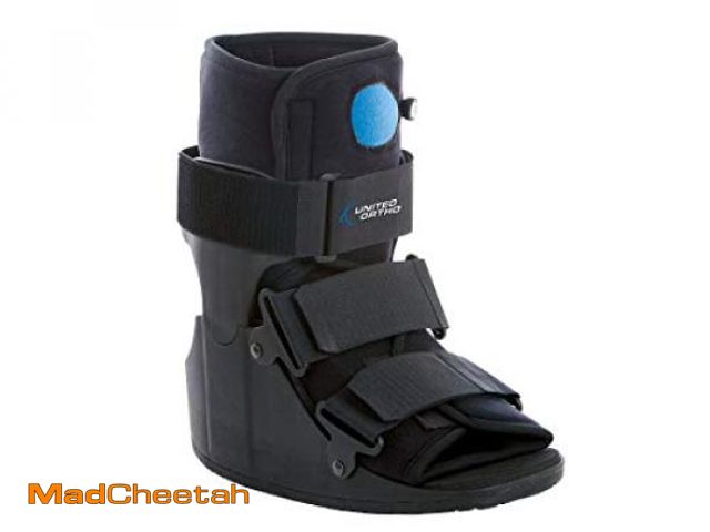 Lot 74-12137328 - United Ortho Short Air Cam Walker Fracture Boot, Extra Large, Black - USED