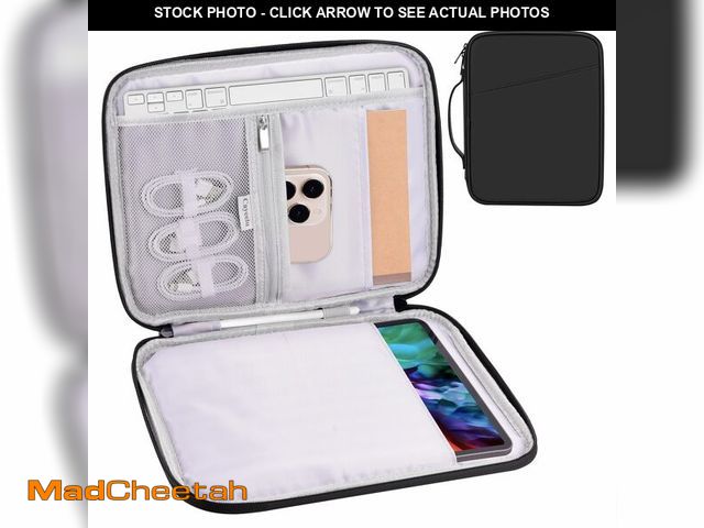 Lot 74-12449373 - 12.9 Tablet Sleeve Carrying Case, Padded Travel Pouch Bag for iPad Pro 12.9 M2/M1/2018-2020, Surface...