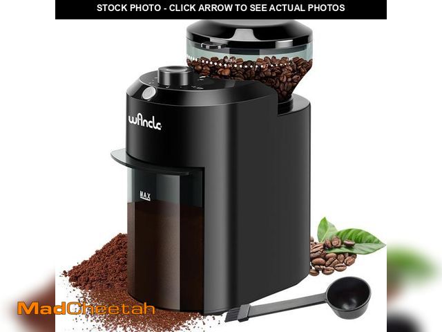 Lot 74-12122906 - Wancle Electric Burr Coffee Grinder - Adjustable with 28 Precise Grind Settings for 12 Cups - Profes...