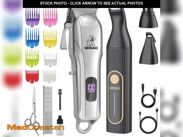 Lot 74-14147922 - Gooad Dog Clippers for Grooming,Dog Grooming Kit for Heavy Thick Hair&amp;Coats/Low Noise Rechargeab...