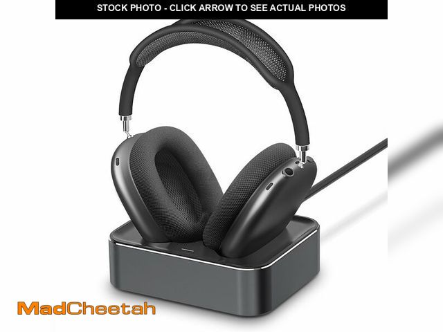 Lot 74-12973005 - Headphone Charging Station for AirPods Max 2024 &amp; 2020 - Magnetic Headset Charger Dock with Dual...