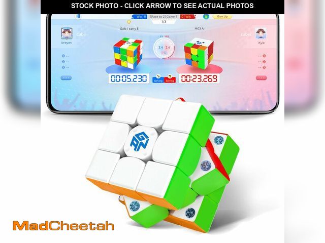 Lot 74-12972389 - GAN 356 i Carry E, Smart Speed Cube 3x3 Magnetic Connected Electronic Bluetooth Speedcube for Kids A...