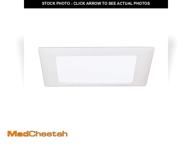 Lot 74-14607302 - HALO 9 in. White Recessed Ceiling Light Square Trim with Glass Albalite Lens 10P - UNUSED