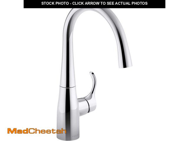Lot 74-12551645 - Simplice Single-Handle Bar Faucet in Polished Chrome - UNUSED