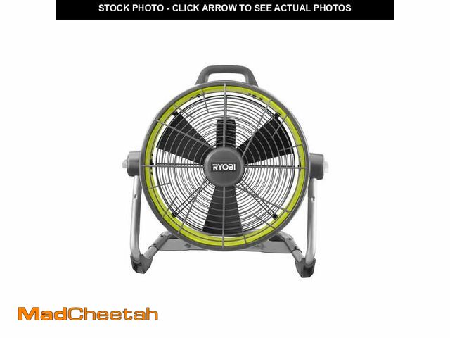 Lot 74-12794672 - Ryobi P3340 ONE+ 18V Hybrid 18 In. Air Cannon Drum Fan - USED