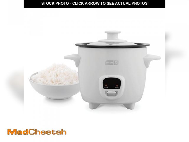 Lot 74-12305388 - Dash Mini Rice Cooker Steamer with Removable Nonstick Pot, Keep Warm Function &amp; Recipe Guide, 2 ...