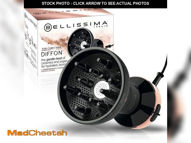 Lot 74-12709837 - Bellissima Diffon Hair Diffuser and Ceramic Curly Hair Dryer - DF1 5000 - Lightweight and Compact - ...