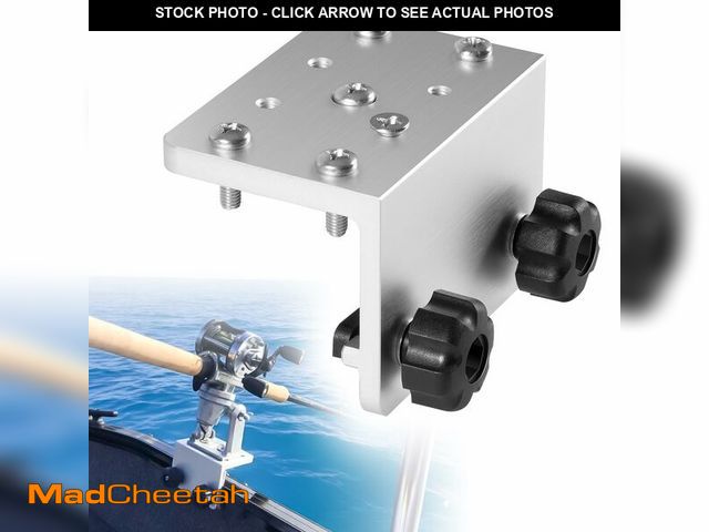 Lot 74-14273253 - Toolixor 90ÃÂ° Boat Gunnel Track Mount Bracket for Rod Holders, Downriggers, Fish Finders &amp; Mar...