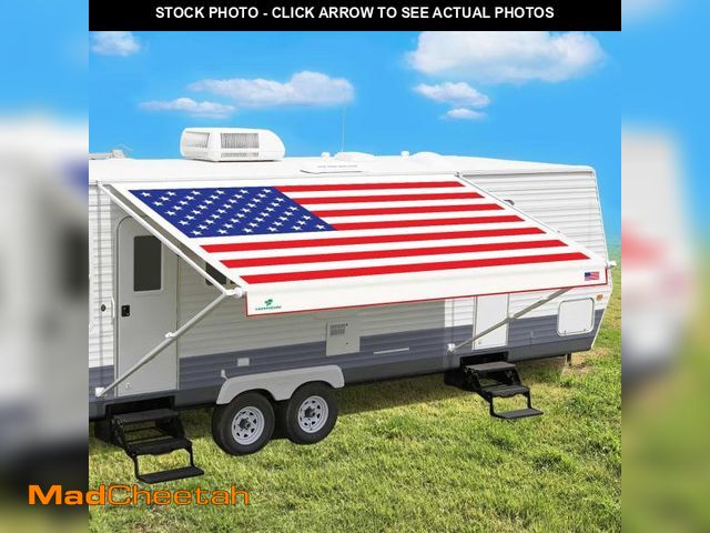 Lot 74-12485309 - Leaveshade RV Awning Fabric Replacement Camper Trailer Awning Fabric Super Heavy Vinyl Coated Polyes...