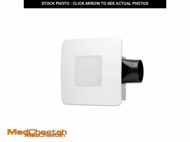 Lot 74-11370722 - ReVent 50 CFM Ceiling/Wall Mount Easy Roomside Installation Bathroom/Bath Exhaust Fan with Adjustabl...