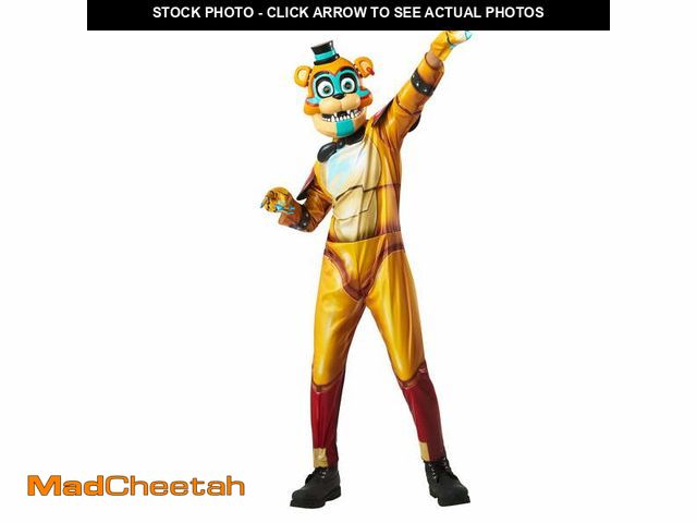 Lot 74-12862084 - Five Nights at Freddy's Glamrock Freddy Costume for Children by Rubies, Boys Medium (Size 8-10) - UN...