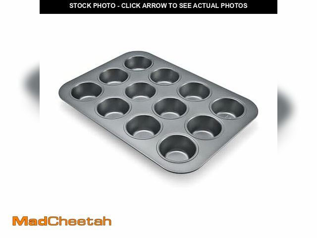 Lot 74-12710525 - Chicago Metallic Commercial II Non-Stick 12-Cup Muffin Pan. Make muffins, cupcakes, mini quiches, eg...