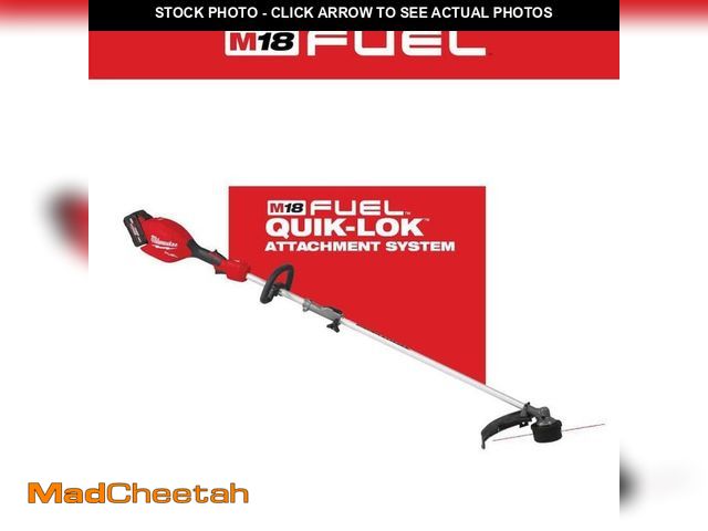 Lot 74-14440231 - Milwaukee M18 FUEL 18V 16 in. Brushless Cordless Battery Powered String Trimmer w/QUIK-LOK Attachmen...