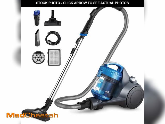 Lot 74-14349396 - Eureka WhirlWind Bagless Canister 2.5L Vacuum Cleaner, Lightweight Vac for Carpets and Hard Floors, ...