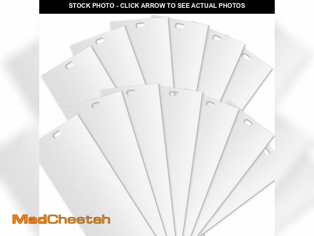 Lot 74-14143691 - 30 Pcs 82.5" Vertical Replacement Blinds PVC Vertical Blinds Replacement Slats Parts for Sliding Gla...