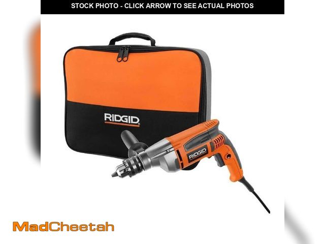 Lot 74-14182518 - RIDGID 8 Amp Corded 1/2 in. Heavy-Duty Variable Speed Reversible Drill - UNUSED