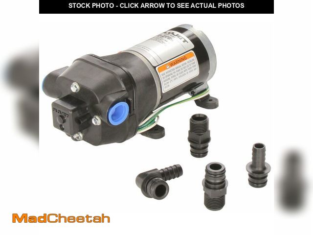 Lot 74-12453436 - Flojet 04406043A 3.3 GPM 35 PSI 115V Quiet Quad Water Pump System - UNUSED