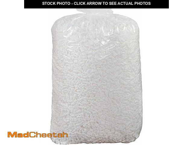 Lot 74-13733604 - BOX USA White Styrofoam Packing Peanuts (7 Cubic Feet) - Bulk Loose Fill Packing Peanuts For Shippin...