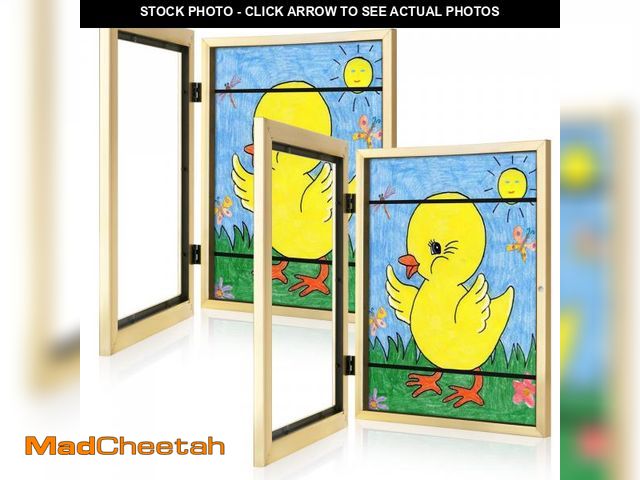 Lot 74-12046841 - [2-Pack] Kids Art Frames, 8.5x11 Front Opening Kids Artwork Frames Changeable, Gold Artwork Display ...