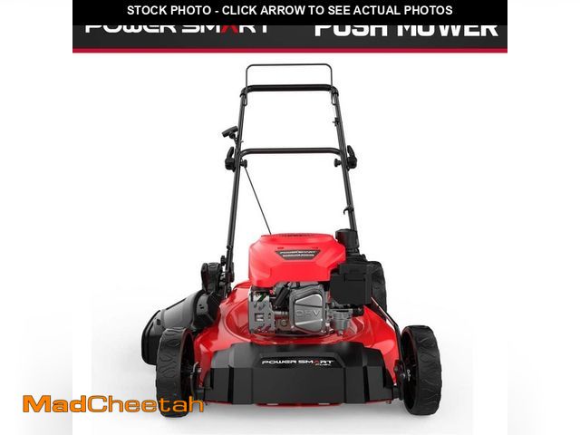 Lot 74-12559380 - (MISSING HARDWARE) PowerSmart 21 in 2-in-1 side discharge Gas Push Lawn Mower - USED