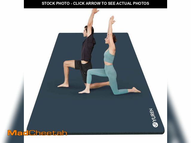 Lot 74-14603954 - YR Large Yoga Mat 78"x51" 20mm Thick Exercise Mats for Kids Senior Stretching Home Gym Workout, Gray...