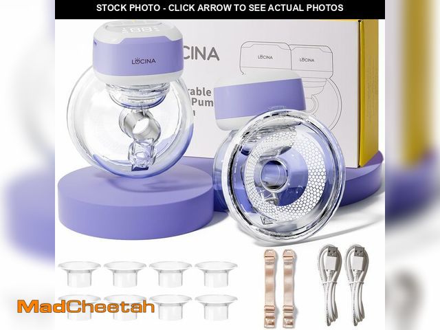 Lot 74-14274055 - Wearable Breastfeeding Pump Hands Free of Long Battery Life, Portable Electric Wireless Breast Pump ...