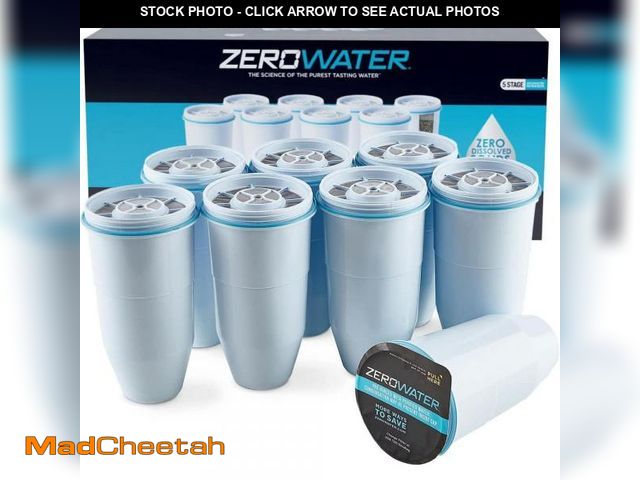 Lot 74-12518108 - Zero Water Water Pitcher Filter Cartridge (8-Pack) - UNUSED