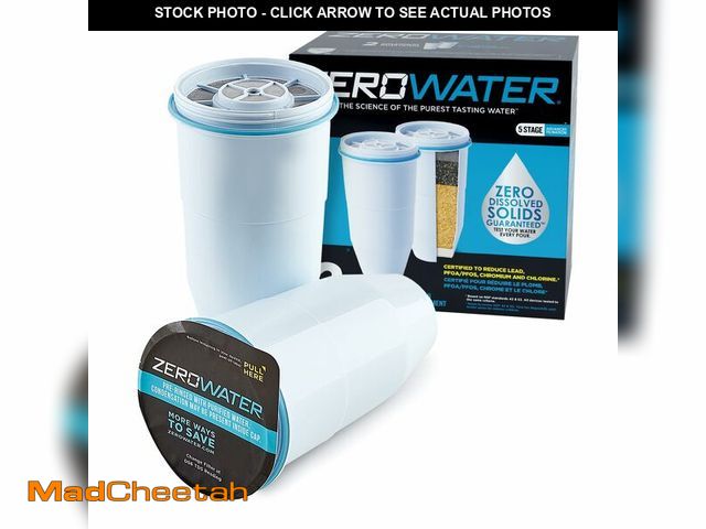 Lot 74-13721890 - ZeroWater Official Replacement Filter - 5-Stage 0 TDS Filter Replacement - System IAPMO Certified to...