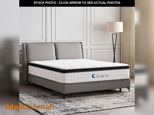 Lot 74-12165935 - 12 Inch Full Hybrid Mattress -Verify Size (54"x75"x12") Medium Firm, Memory Foam &amp; Pocket Spring...