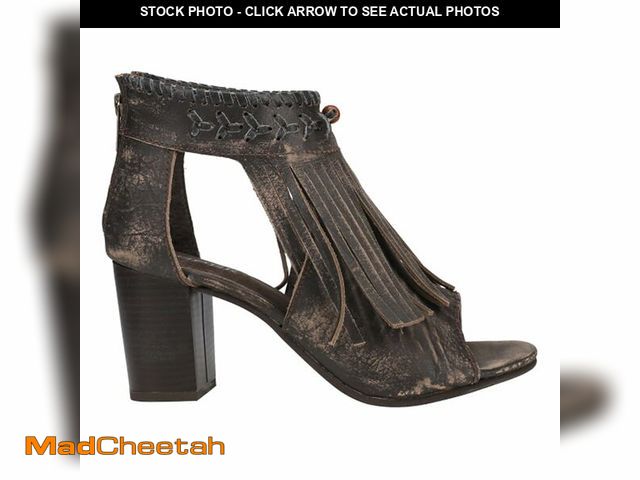 Lot 74-12881324 - ROPER Womens Bettina Fringe Peep Toe Shootie Pumps Dress Casual Casual High Heel 3" &amp; Up - Brown...