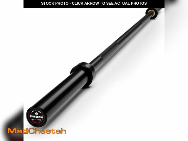 Lot 74-13696870 - LIONSCOOL Premium 4.9ft Barbell (Black E-coating, 4.9FT, 500LBS) - USED