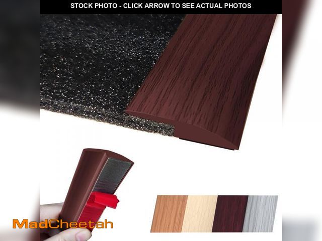 Lot 74-11553356 - Maxiroc Floor Transition Strip Self Adhesive Carpet Wood Tile Vinyl Flooring Laminate Transition Cov...