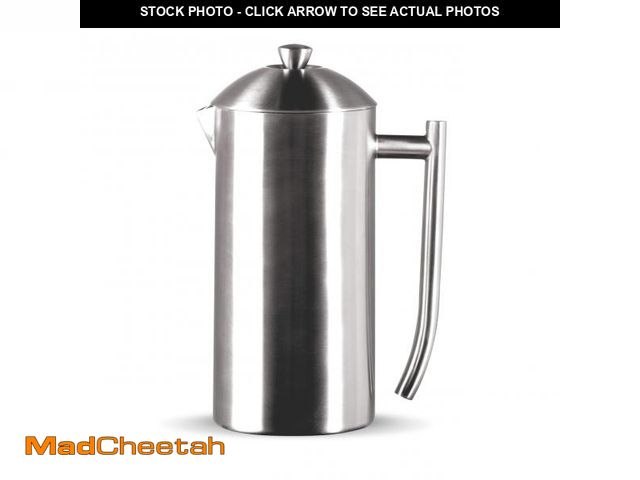 Lot 74-12436192 - Frieling Double-Walled 23 Oz Brushed Stainless Steel French Press Coffee Maker - Insulated Coffee Pr...