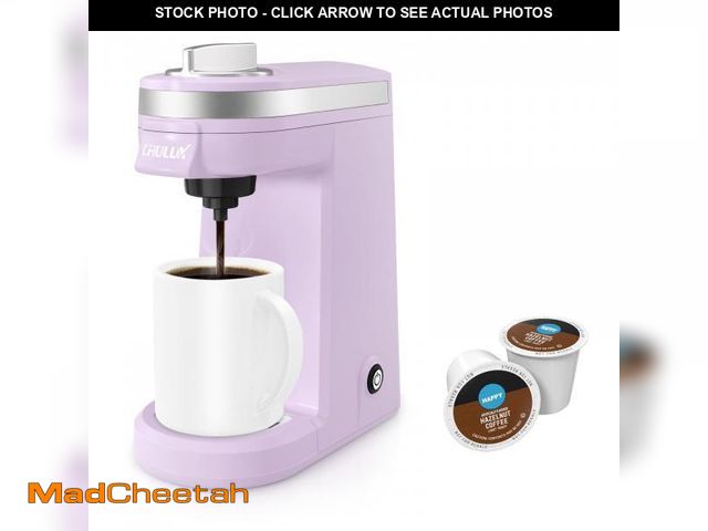 Lot 74-12304890 - CHULUX Mini Coffee Maker for K Capsule, Single Serve Coffee Maker for One Cup Americano, Lightweight...