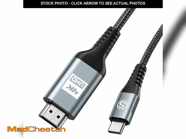 Lot 74-14154296 - USB C to HDMI Cable 20ft, [4K, High-Speed], USB Type C to HDMI Cord [Thunderbolt 3/4 Compatible] for...