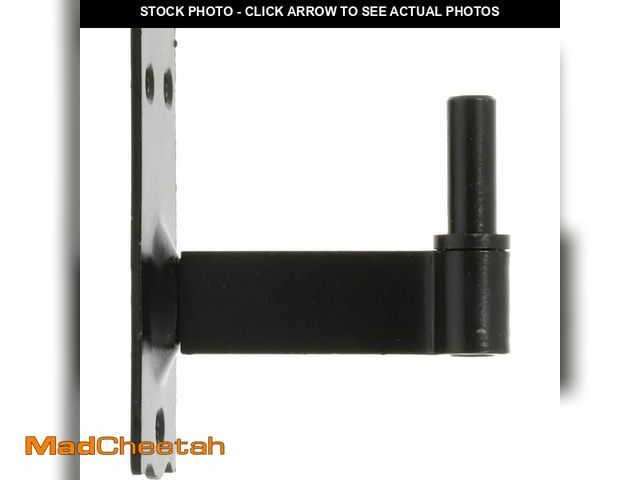 Lot 74-13692859 - DELANEY HARDWARE 1 1/16 in. Black Stainless Steel Exterior Shutter Blind Hinges for Wood/Vinyl Sidin...